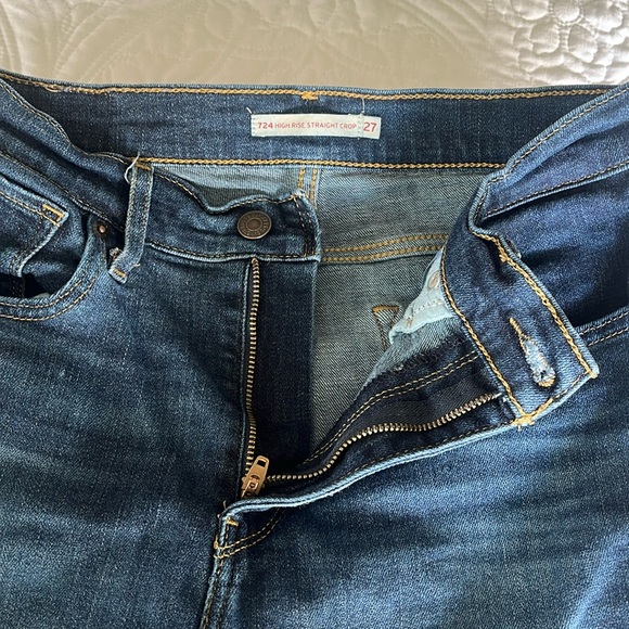 Levi’s 724 High Rise Straight Crop size 27 - Picture 5 of 9